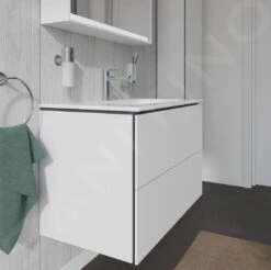Duravit L-Cube - Wastafelonderkast 550x820x481 Mm, 2 Laden, Wit Mat LC624101818 -Duravit || Geberit || Grohe Verkoopwinkel 978705ca1a311de959b68367