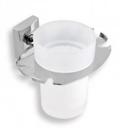 Novaservis Metalia 12 - Beker Met Houder, Glas/chroom 0249,0