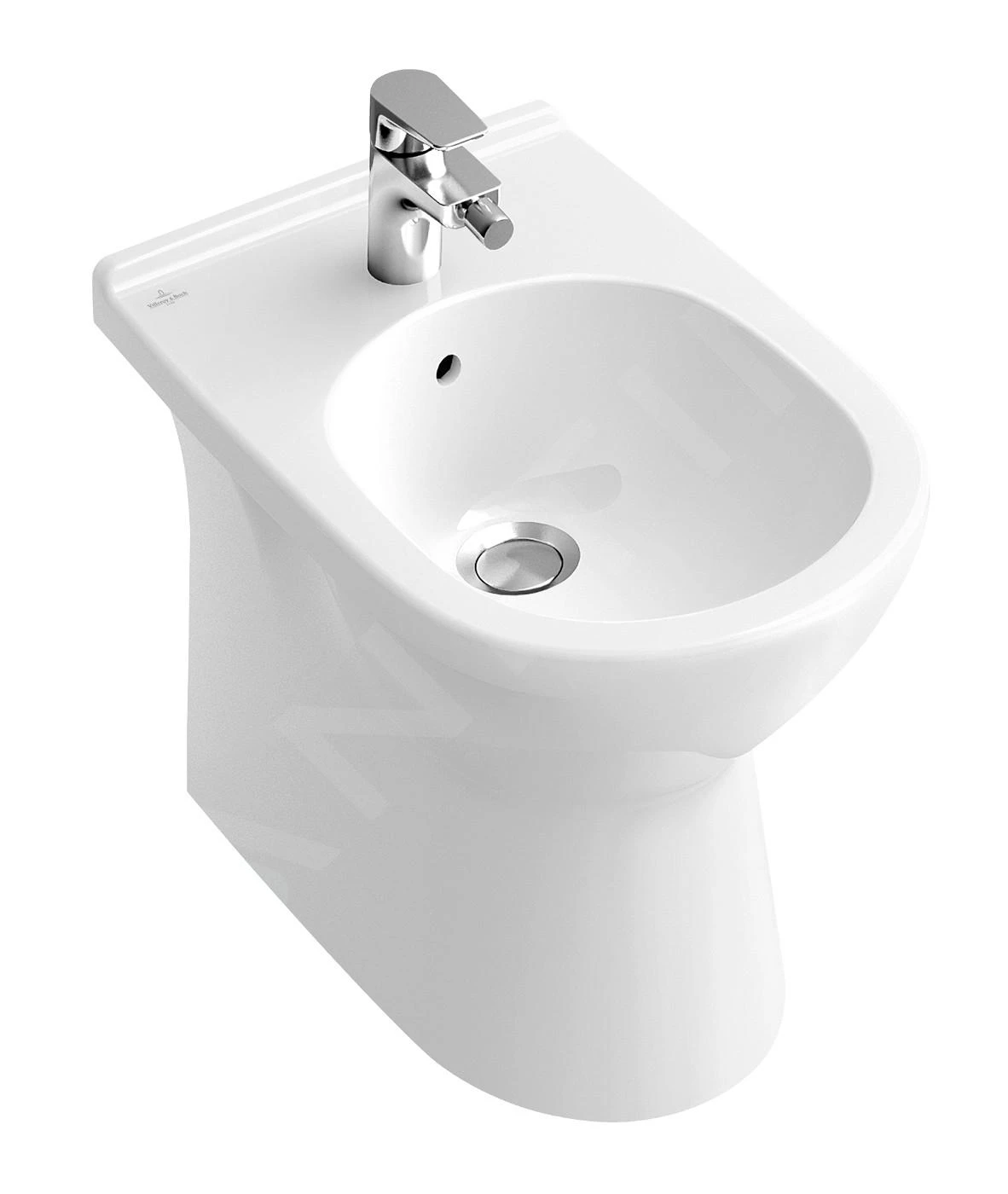 Villeroy & Boch O.novo - Staand Bidet 360x560x400 Mm, 1 Met Kraangat, CeramicPlus, Alpine Wit 546100R1 1 Villeroy & Boch O.novo - Staand Bidet 360x560x400 Mm, 1 Met Kraangat, CeramicPlus, Alpine Wit 546100R1