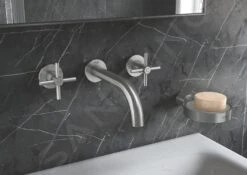 Grohe Atrio - Glas/zeephouder, Supersteel 40305DC3 -Duravit || Geberit || Grohe Verkoopwinkel 9bf38379f6adda5313233f89