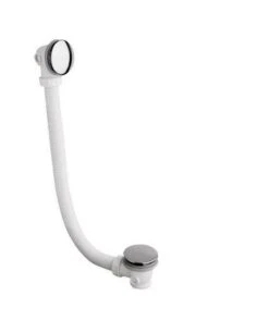 Polysan Toebehoren - Badgarnituur Zonder Vullen, ClickClack, Lengte 900 Mm, Plug 72 Mm, Chroom 71679