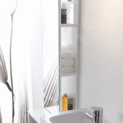 Geberit ICon - Rek Met Spiegel 280x1200x140 Mm, Mat Wit 841028000 -Duravit || Geberit || Grohe Verkoopwinkel 9ecabf334e8b26dcd45cfbaf