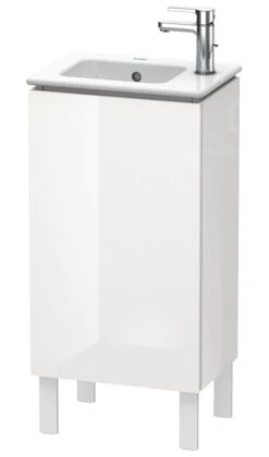 Duravit L-Cube - Wastafelonderkast 856x420x294 Mm, Links, 1 Deur, Glanzend Wit LC6273L2222