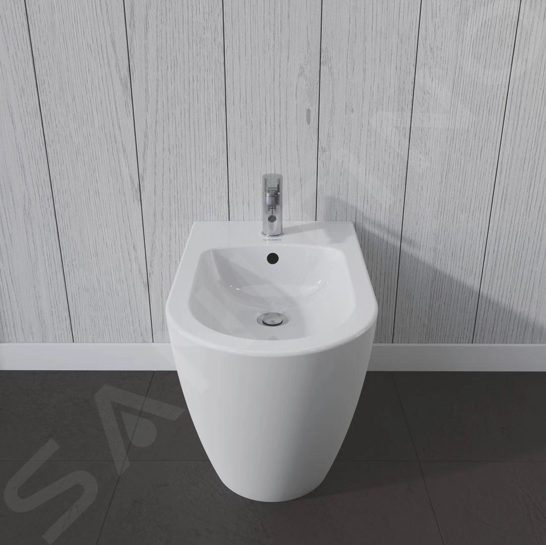 Duravit ME By Starck - Staand Bidet 370x600 Mm, Kraangat, Wit 2289100000 4 Duravit ME By Starck - Staand Bidet 370x600 Mm, Kraangat, Wit 2289100000 - Afbeelding 4