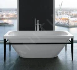 Duravit Xviu - Vrijstaand Bad, 1800x800 Mm, Met Metalen Onderstel, Wit/mat Zwart 700443000B20000 -Duravit || Geberit || Grohe Verkoopwinkel a14f929761ba713c367505ae 1