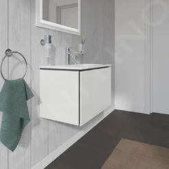 Duravit L-Cube - Wastafelonderkast Compact, 400x620x391 Mm, 1 La, Glanzend Wit LC615602222 -Duravit || Geberit || Grohe Verkoopwinkel a180ed9340fd7c5135491a66