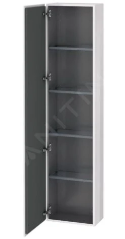 Duravit L-Cube - Hoge Badkamerkast 1760x400x243 Mm, Links, Glanzend Wit LC1170L2222 -Duravit || Geberit || Grohe Verkoopwinkel a30c60370bdc92c01e3ef60b