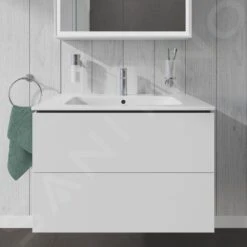 Duravit L-Cube - Wastafelonderkast 550x820x481 Mm, 2 Laden, Glanzend Wit LC624102222 -Duravit || Geberit || Grohe Verkoopwinkel a321773e700354774f3777e3 1