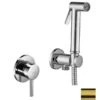 Paffoni Bidet Kit - Inbouw Bidetkraan, Met Handdouche En Inbouwdeel, Geborsteld Goud KITDUP110HGSP