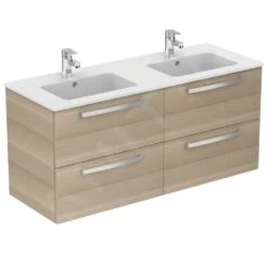 Ideal Standard Tempo - Wastafelonderkast Voor Dubbele Wastafel 1200mm, Zandeiken E0539OS -Duravit || Geberit || Grohe Verkoopwinkel a3facc9c4d5af47358ba6962