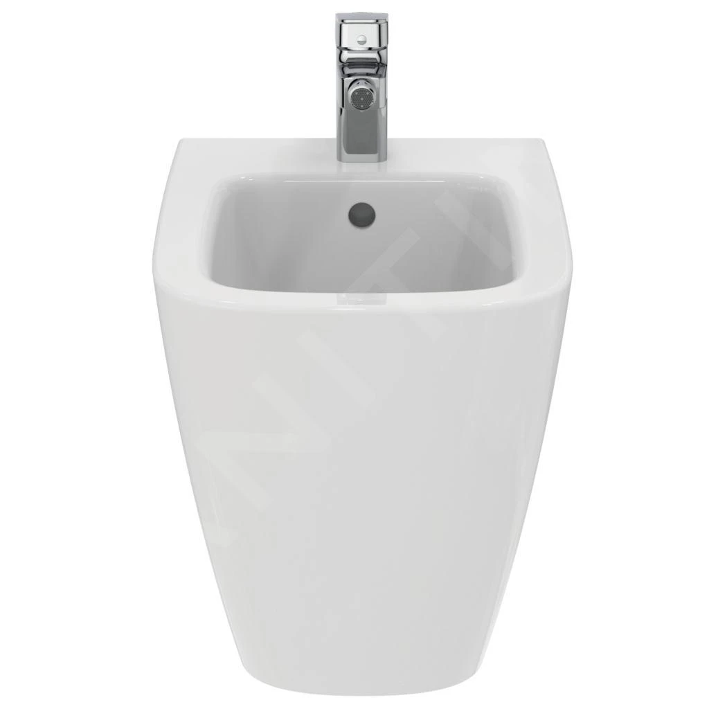 Ideal Standard I.Life S - Staand Bidet, 355x480 Mm, Met Overloop, Kraangat, Wit T459501 4 Ideal Standard I.Life S - Staand Bidet, 355x480 Mm, Met Overloop, Kraangat, Wit T459501 - Afbeelding 4