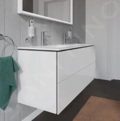 Duravit L-Cube - Wastafelonderkast 550x1290x481 Mm, 2 Laden, Glanzend Wit LC625802222 -Duravit || Geberit || Grohe Verkoopwinkel a71156c5b0293b6f81731176