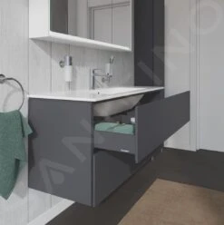 Duravit L-Cube - Wastafelonderkast 550x1220x481 Mm, 2 Laden, Grafiet Mat LC624304949 -Duravit || Geberit || Grohe Verkoopwinkel a72293d736f66264362d2869