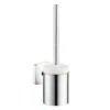 Hansgrohe PuraVida - Toiletborstel Met Houder, Keramiek/chroom 41505000
