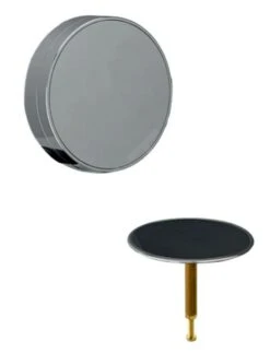 Geberit Toebehoren - Afbouwset Voor Badafvoer, Met Draaibediening, D52, Mat Zwart 150.300.14.1