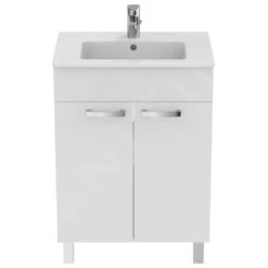 Ideal Standard Tempo - Wastafelonderkast 600x440x740 Mm, Glanzend Wit E3239WG