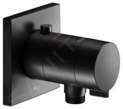 Keuco IXMO - Thermostaatkraan Inbouw Met Slangaansluiting, Mat Zwart 59554370002