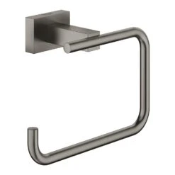 Grohe Essentials Cube - Toiletrolhouder, Geborsteld Hard Graphite 40507AL1