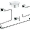Grohe Essentials Cube - Accessoireset 5-in-1, Chroom 40758001