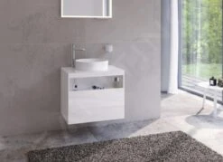 Keuco Stageline - Wastafelonderkast, 800x550x490 Mm, Met Uitsparing Voor Wastafel En Kraan Links, Wit 32864300000 -Duravit || Geberit || Grohe Verkoopwinkel ae465544d27edb8e19e6e4f7 1
