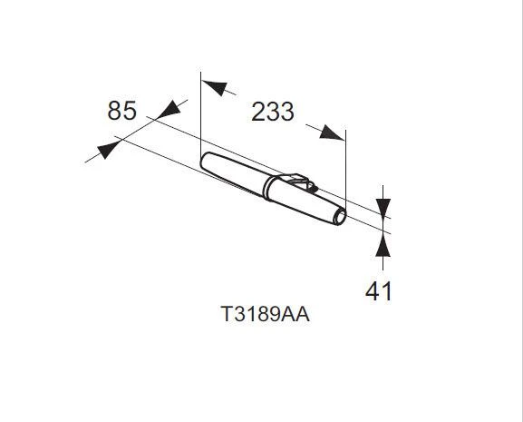 Ideal Standard Mirror&Light - LED-verlichting Eva 233x85x41 Mm, 6W, Chroom T3189AA 2 Ideal Standard Mirror&Light - LED-verlichting Eva 233x85x41 Mm, 6W, Chroom T3189AA - Afbeelding 2