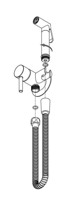 Paffoni Ringo West - Inbouw Bidetkraan Met Bidetdouche, Mat Wit ZDUP110BO -Duravit || Geberit || Grohe Verkoopwinkel afcc067f106c2f07db3378c6