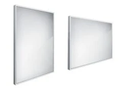 Nimco Spiegels - Spiegel Met LED Verlichting, 600x800 Mm, Aluminium ZP 13002