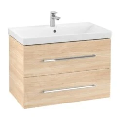 Villeroy & Boch Avento - Wastafelkast, 780x514x452 Mm, 2 Laden, Elm Impresso A89100PN