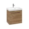 Villeroy & Boch Avento - Wastafelonderkast, 530x514x352 Mm, 1 Deur, Oak Kansas A88801RH