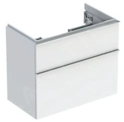 Geberit ICon - Wastafelonderkast 740x615x416 Mm, 2 Laden, Glanzend Wit 502.308.01.2