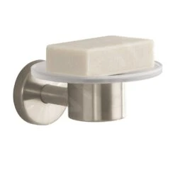 Hansgrohe Logis - Zeepschaal Met Houder, Glas/geborsteld Nikkel 40515820