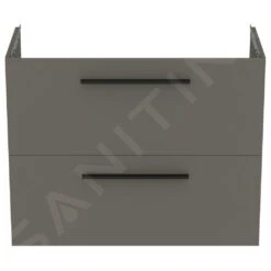 Ideal Standard I.Life S - Wastafelonderkast, 800x375x630 Mm, 2 Laden, Mat Kwartsgrijs T5295NG -Duravit || Geberit || Grohe Verkoopwinkel b5c2292b77051014ae8b29d6