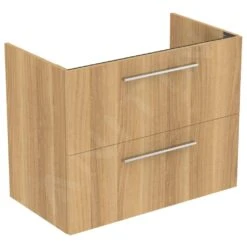 Ideal Standard I.Life A - Wastafelonderkast, 800x440x630 Mm, 2 Laden, Eiken T5256NX