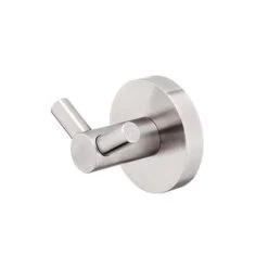 Nimco Unix - Handdoekhaak Dubbel, Geborsteld Rvs UNM 13053-10