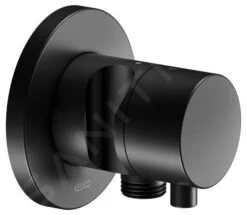 Keuco IXMO - 2-weg Stop- En Omstelkraan Met Slangaansluiting En Handdouchehouder Inbouw, Mat Zwart 59556371201