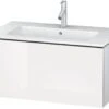 Duravit L-Cube - Wastafelonderkast 400x820x481 Mm, 1 La, Glanzend Wit LC614102222