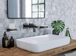 Hansgrohe AddStoris - Zeepschaal Met Houder, Mat Glas/zwart Mat 41746670 -Duravit || Geberit || Grohe Verkoopwinkel b9e5255eb5e979e92afd84a1