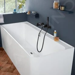 Villeroy & Boch Collaro - Back-to-wall Bad 1800x800 Mm Met Afvoer En Overloop, Wit UBA180COR9CL00VD01 -Duravit || Geberit || Grohe Verkoopwinkel baa5fe37b3c6c8a9920c57b6