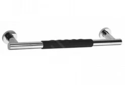 Sapho X-Round - Handgreep Met Antislip, Lengte 400 Mm, Rvs XR505