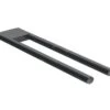 Keuco Edition 400 - Handdoekhouder Dubbel, Lengte 340 Mm, Zwart Chroom Geborsteld 11519130000
