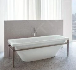 Duravit Xviu - Vrijstaand Bad, 1800x800 Mm, Met Metalen Onderstel, Wit/champagne 700443000B10000 -Duravit || Geberit || Grohe Verkoopwinkel bd13ea77b759dc1dc740d868