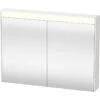 Duravit Brioso - Spiegelkast 760x820x148 Mm, Links, 2 Deuren, Glans Wit BR7102022221000