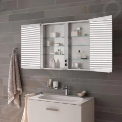 Keuco Royal Match - Spiegelkast Met LED-verlichting, Inbouw, 1000x700x149 Mm, Zilver Geanodiseerd 12813171311 -Duravit || Geberit || Grohe Verkoopwinkel bdde14af022a77c2a166f74e 2