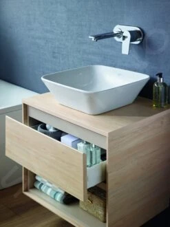 Ideal Standard Connect Air - Wastafelonderkast Cube 600 Mm, 530x409x400 Mm, Decor Licht Hout/lichtbruin Mat E0846UK -Duravit || Geberit || Grohe Verkoopwinkel be16c20babeeaf6b1e931366 1