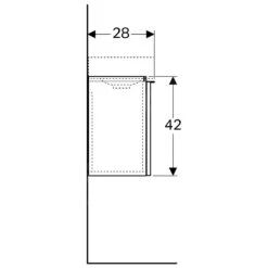 Geberit ICon - Fontein Onderkast, 370x412x261 Mm, Platina Hoogglans 840039000 -Duravit || Geberit || Grohe Verkoopwinkel bf4b3cf71d88f2c360f6aec5 1