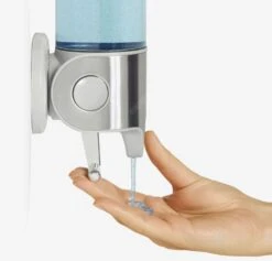 Simplehuman Badkamer Accessoires - Zeepdispenser Met Houder, 444 Ml, Gebrosteld Rvs BT1034 -Duravit || Geberit || Grohe Verkoopwinkel c0865d844addd235c9b40fcd 2