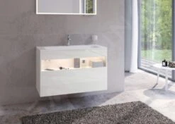 Keuco Stageline - Wastafelonderkast, 1000x625x490 Mm, Met Verlichting En USB, Wit 32872300100 -Duravit || Geberit || Grohe Verkoopwinkel c0dfa857a42aee164c7f3e91
