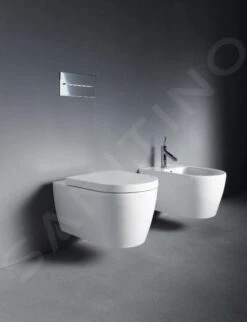 Duravit ME By Starck - Hangend Bidet Met Overloop, Met WonderGliss, Mat Wit 22881532001 -Duravit || Geberit || Grohe Verkoopwinkel c1917f4243a0cefc58d0fda1