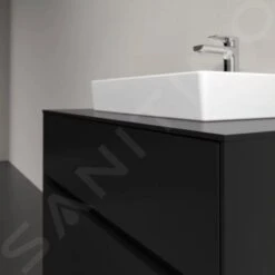 Villeroy & Boch Collaro - Wastafelkast, 800x548x500 Mm, 2 Laden, Mat Zwart C08000PD -Duravit || Geberit || Grohe Verkoopwinkel c1be54ad4db2909eb3b0e79f