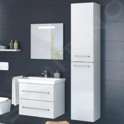 Villeroy & Boch Avento - Hoge Badkamerkast, 350x1760x372 Mm, 2 Deuren, Crystal White A89401B4 -Duravit || Geberit || Grohe Verkoopwinkel c2898880e0169e9c6244494d 1